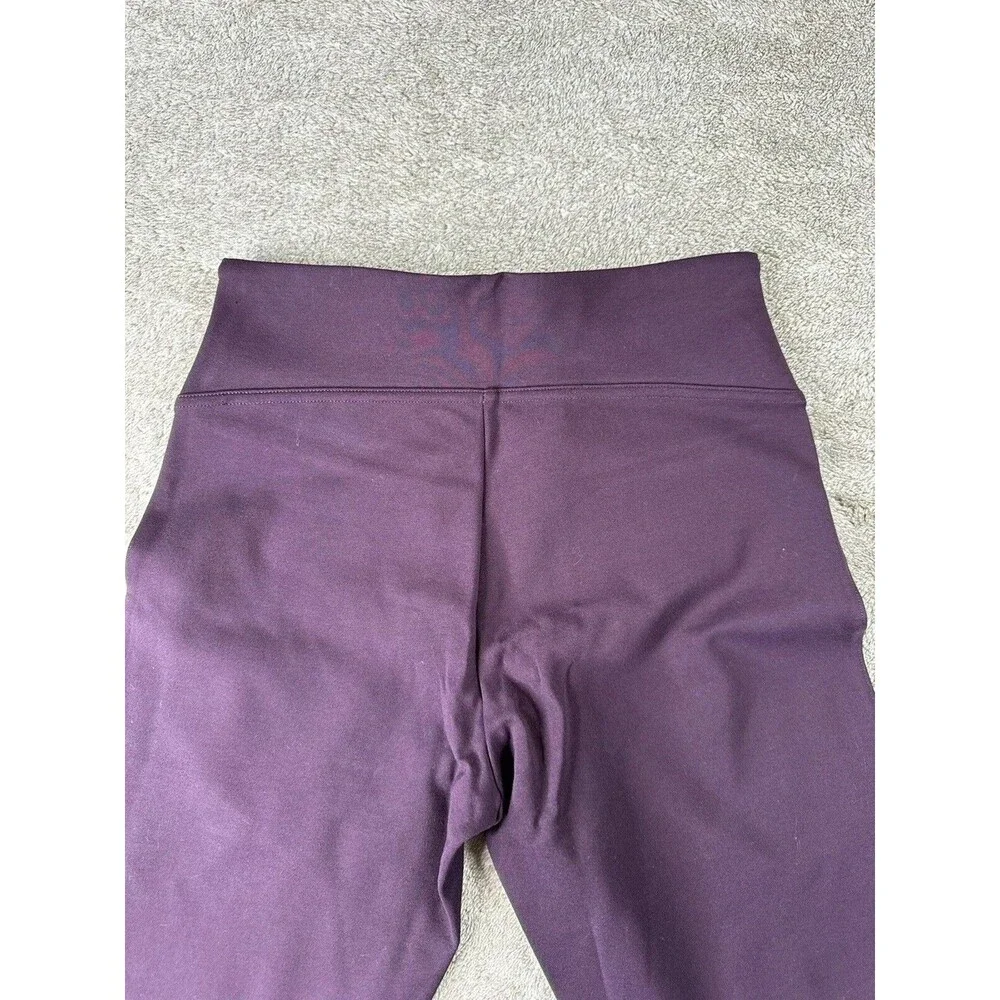 Spanx Ankle Length Ponte Leggings Brandywine Purple Women’s Small Petite NWT